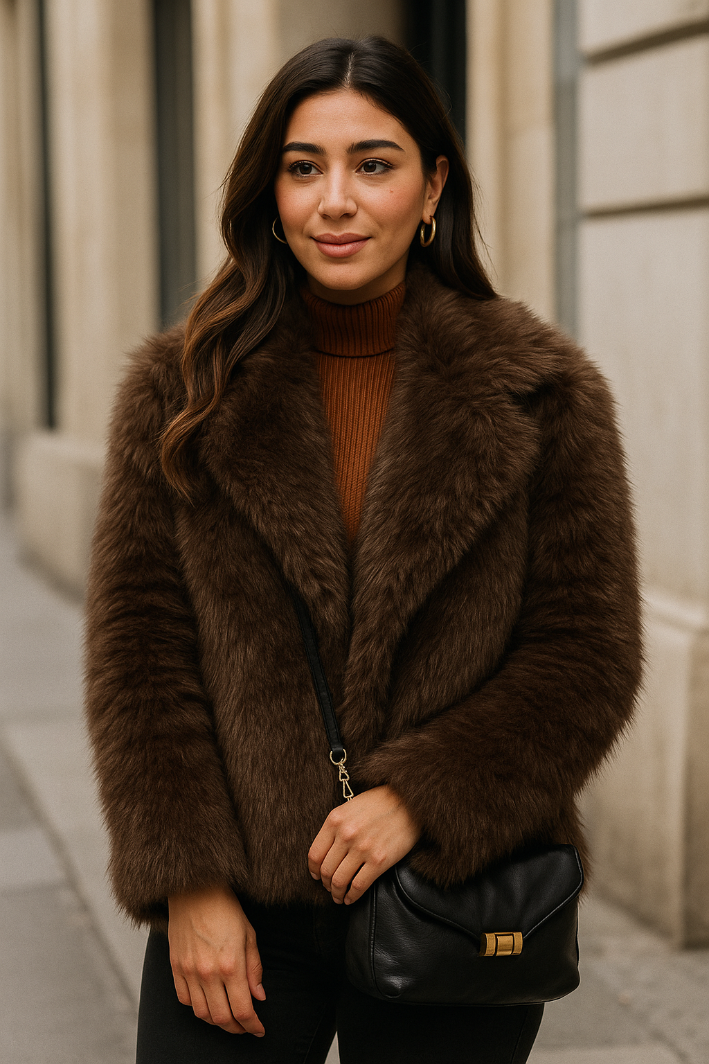 Faux Fur Coat