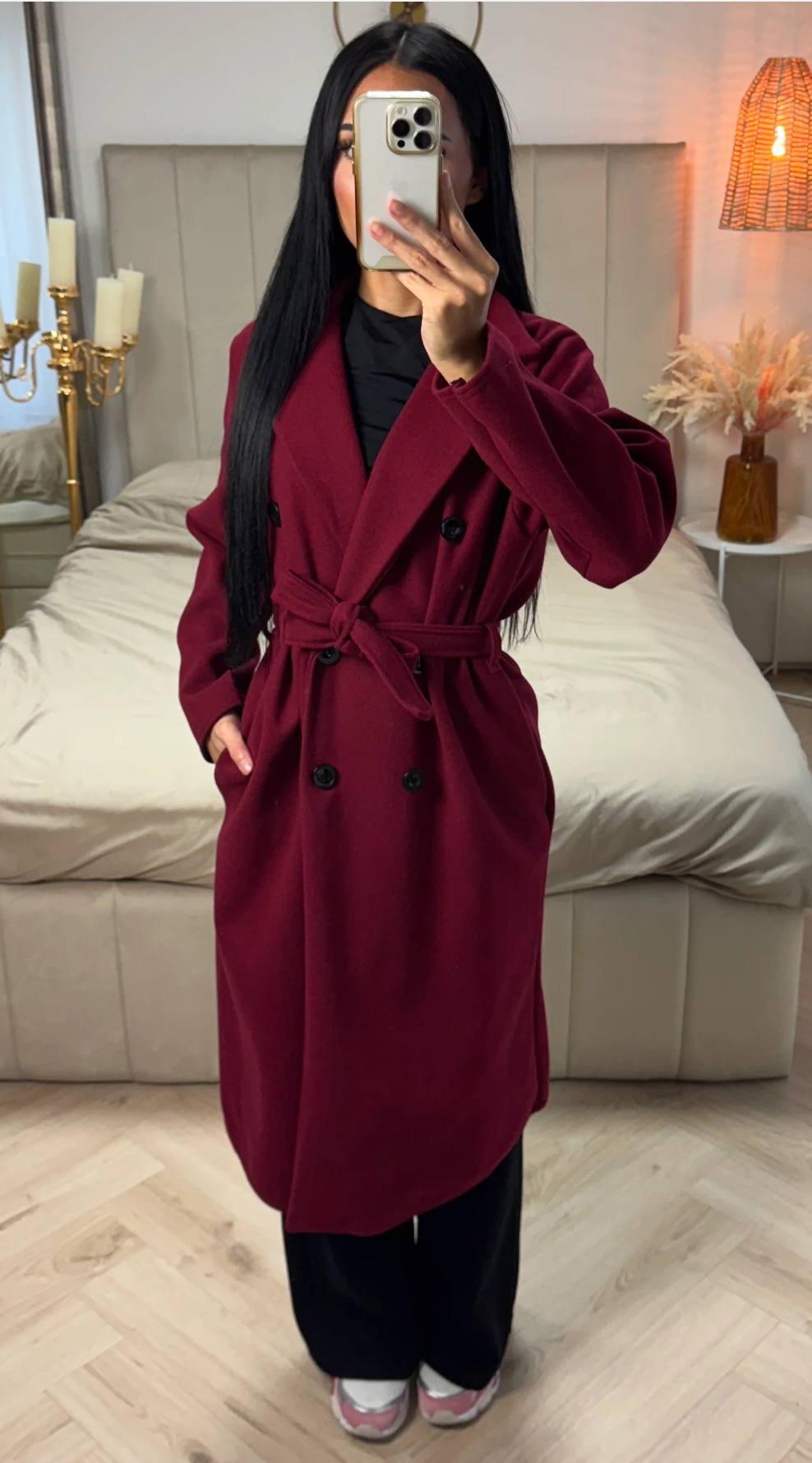 Luxe Belted Coat