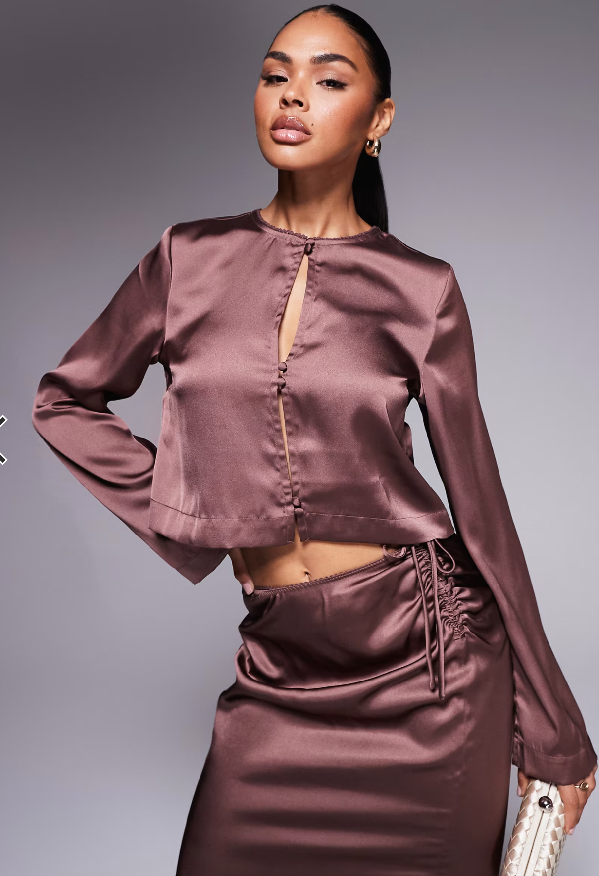 Silva Satin Top