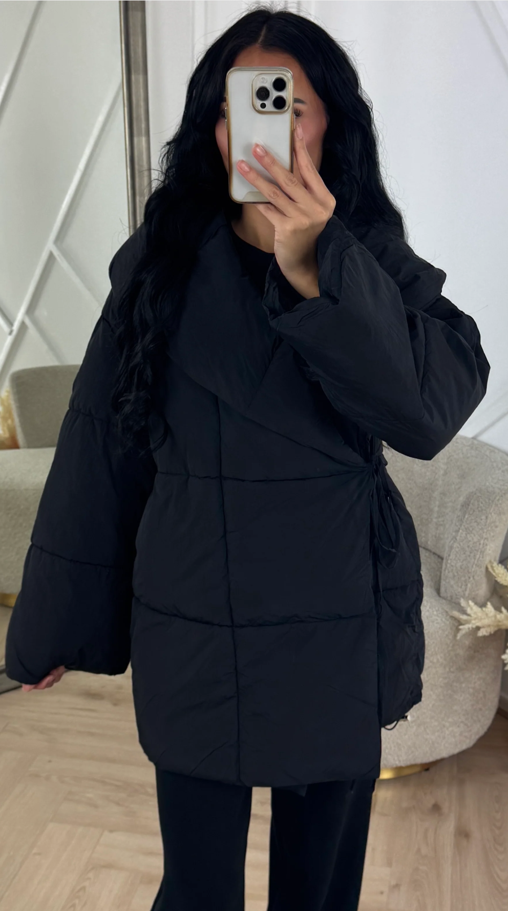 Cozy Wrap Puffer Coat