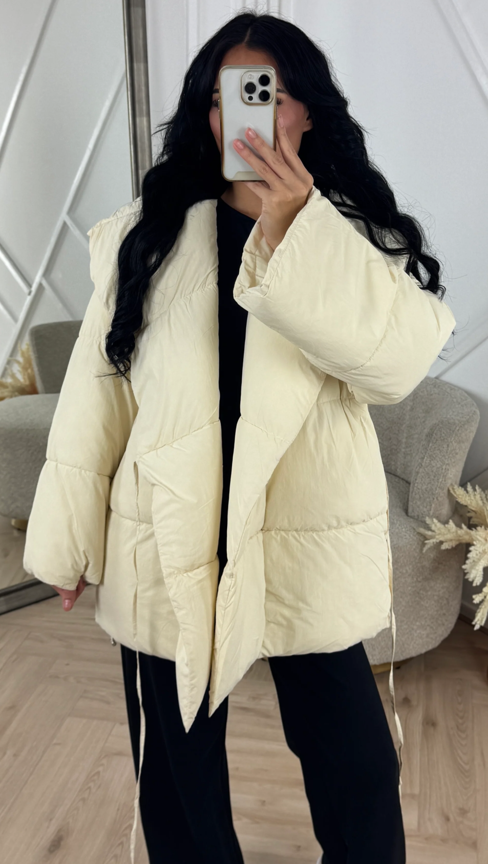 Cozy Wrap Puffer Coat