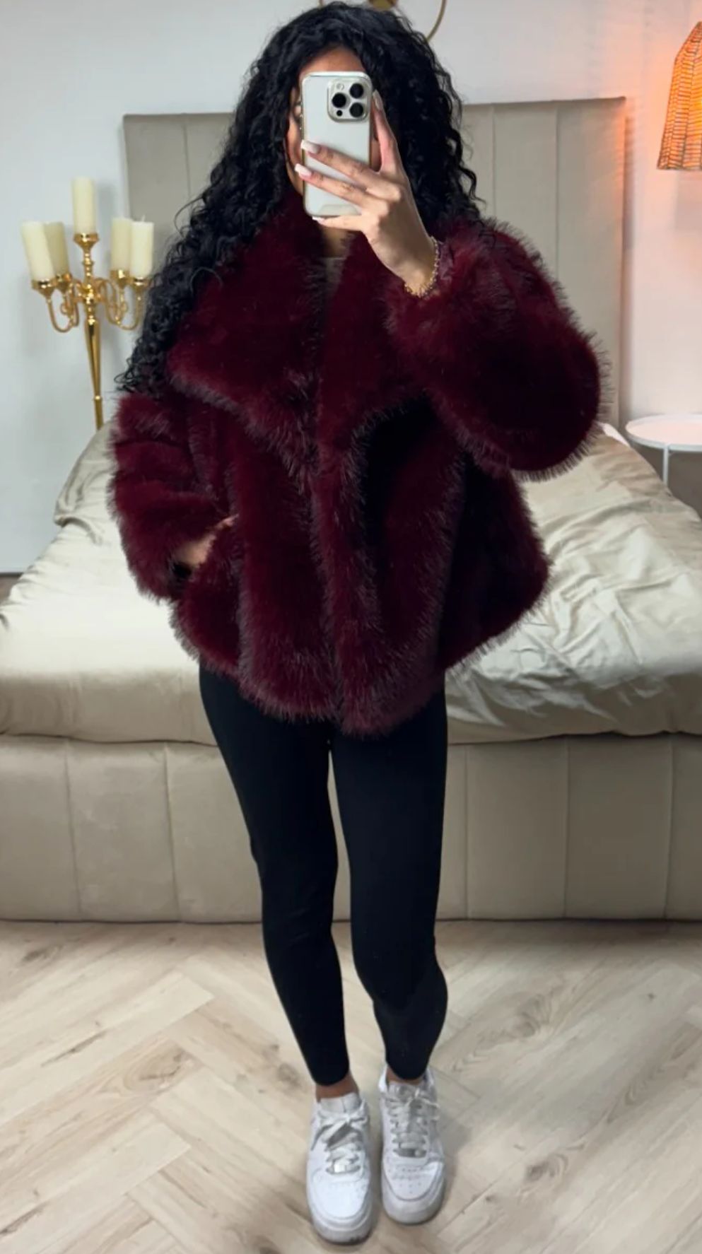 Elegance Plush Coat