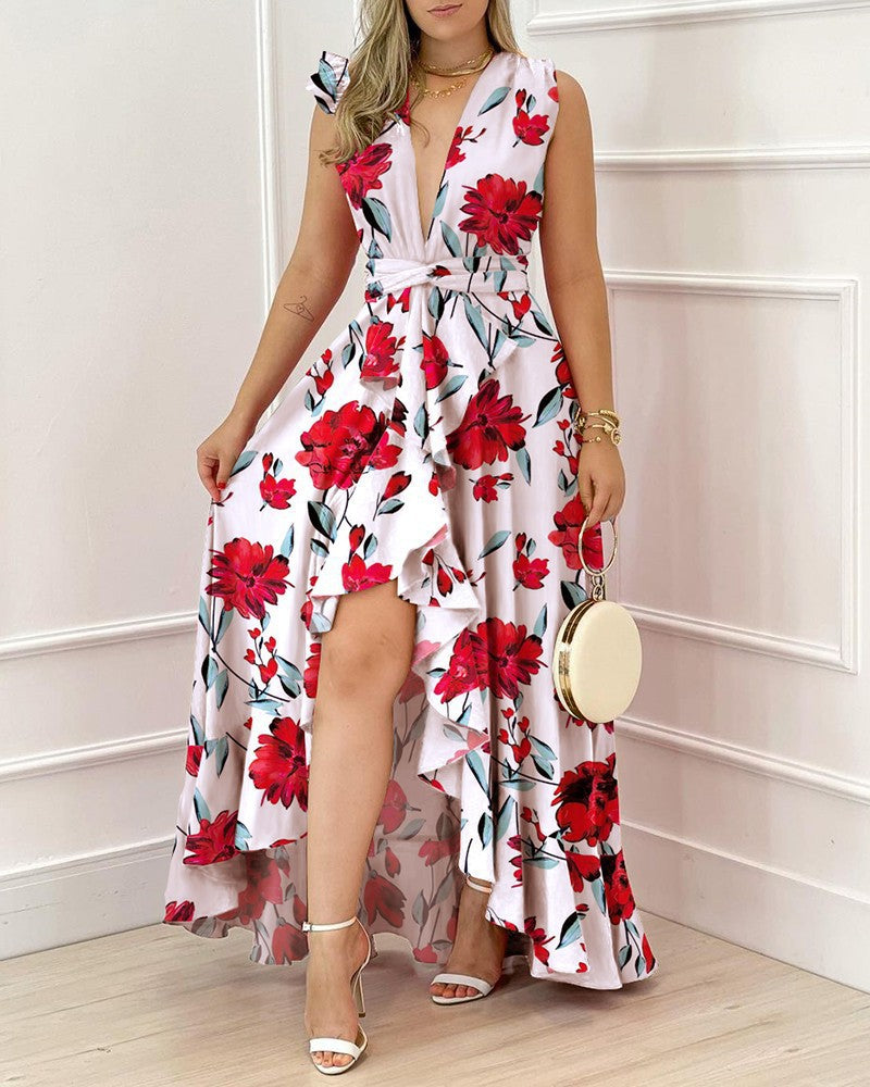 Ruffle Maxi Dress